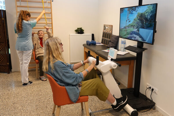 Saphir gym dans la salle kiné maison de repos - Laeken Bruxelles