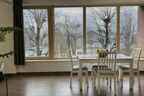 Les Pléiades - Fenêtre et meubles living - Résidence services - Woluwe St Lambert