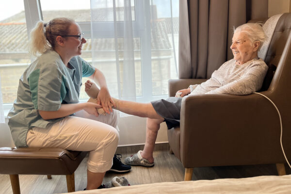 Les Charmilles- Chambre massage de pieds - maison de repos - Auvelais