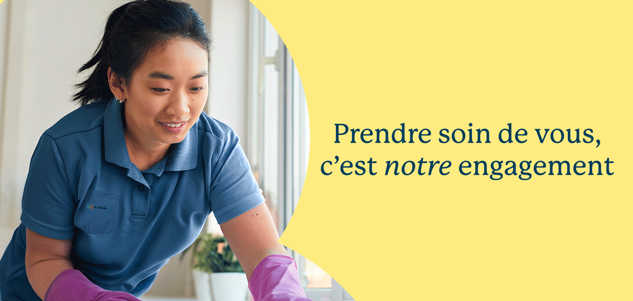 Soins d'aide ménagère de Korian Home Care